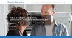Desktop Screenshot of clevedoncounselling.co.uk